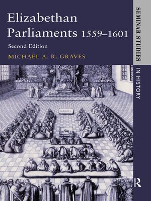cover image of Elizabethan Parliaments 1559-1601